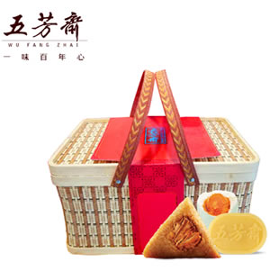 五芳斋雅味竹篮粽子礼盒